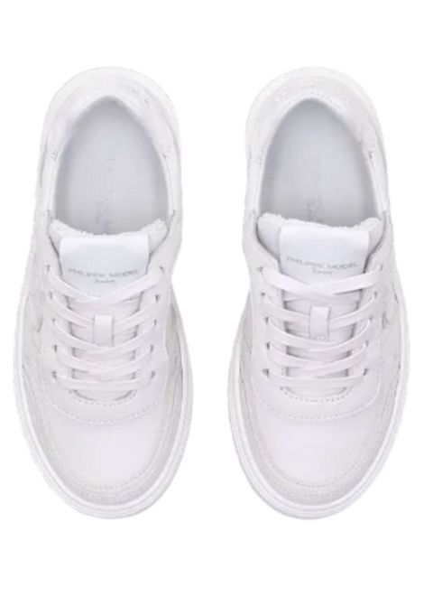Scarpe bambino bianche in pelle Philippe Model | 80670/PIABIANCO